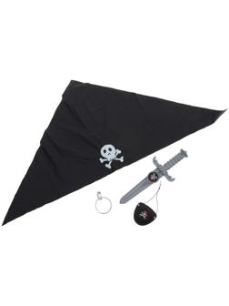 Набор пирата «Черная бандана», 4 предмета