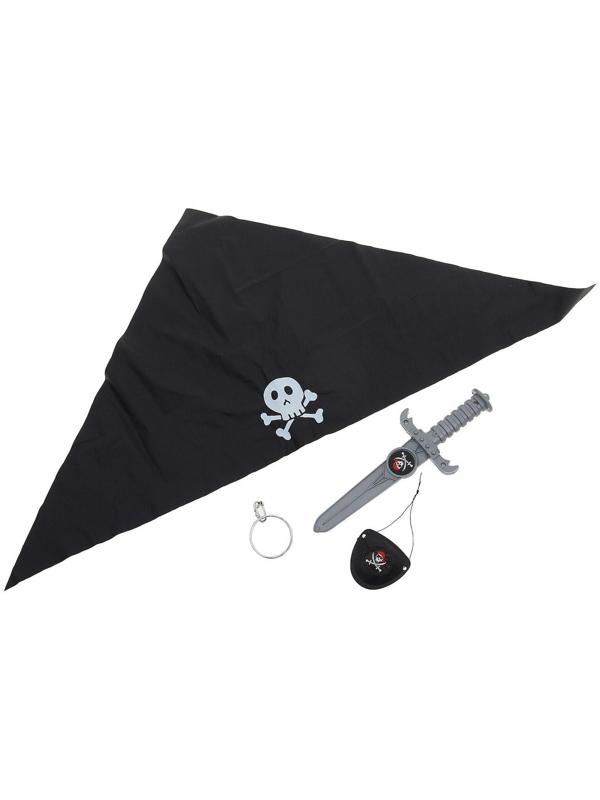 Набор пирата «Черная бандана», 4 предмета