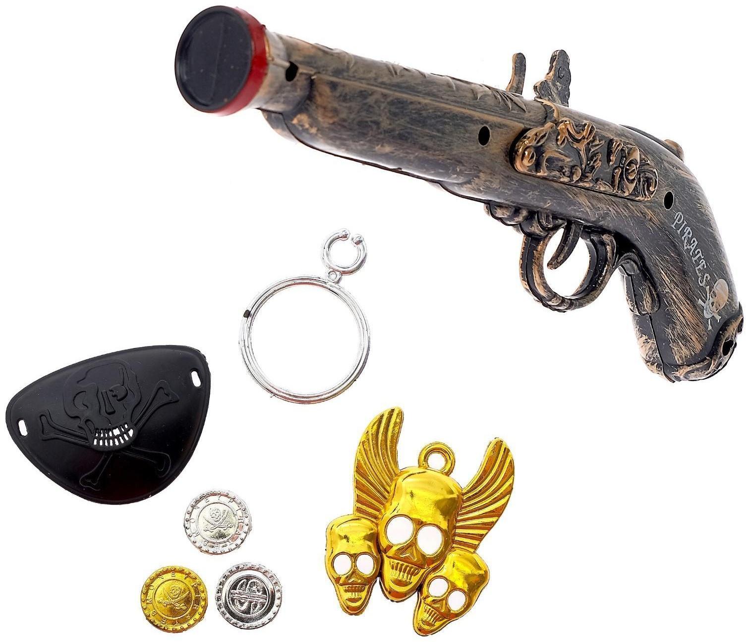 Набор пирата «Капитан пиратов», 7 предметов