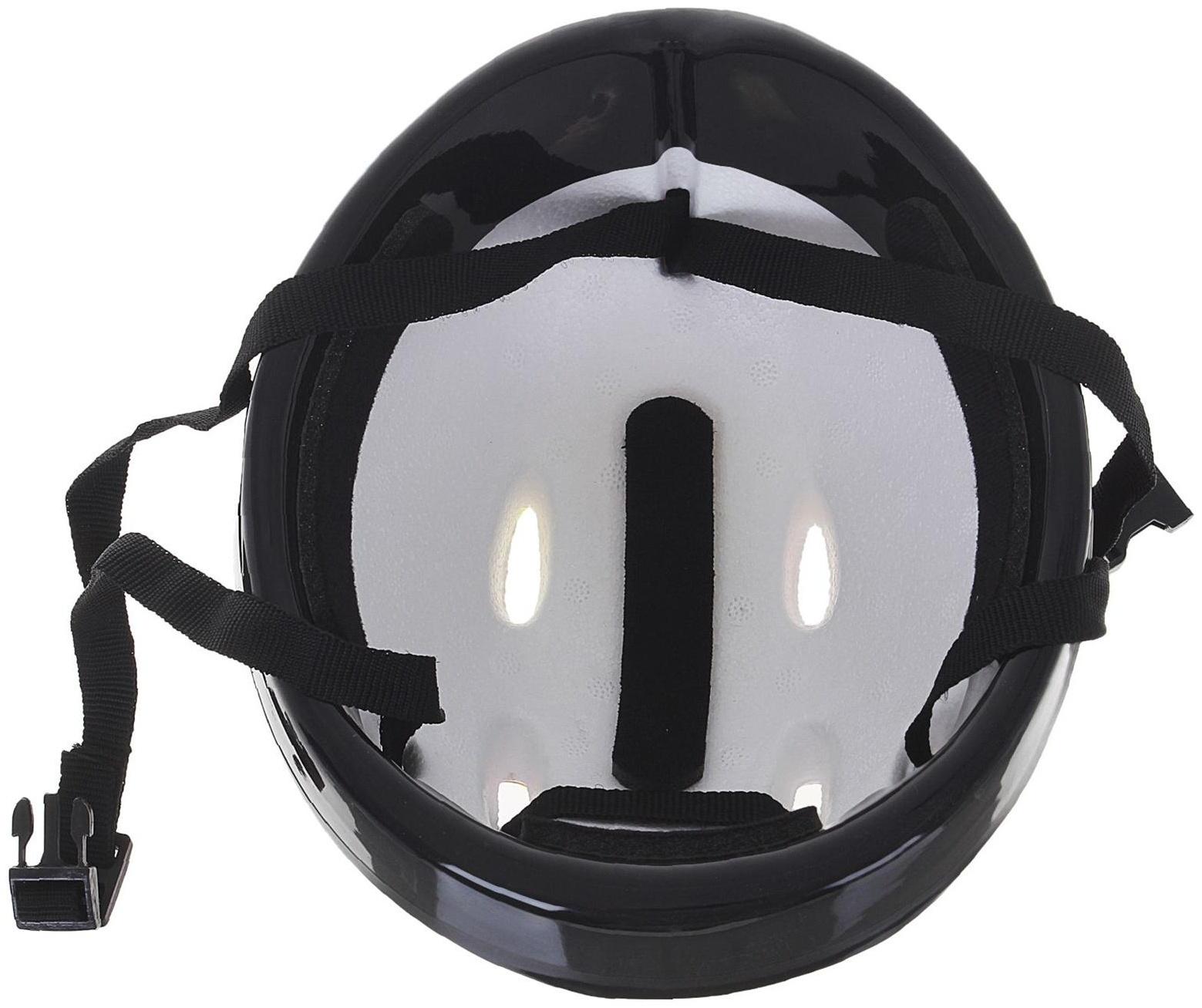 Шлем защитный детский OT-H6, размер S, обхват 52-54 см, цвет красный