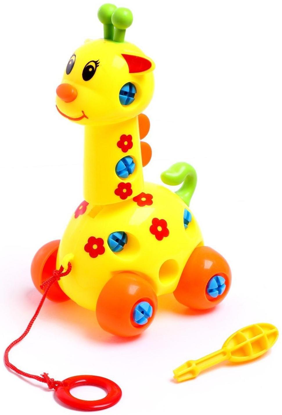 Конструктор для малышей «Жираф», 24 детали