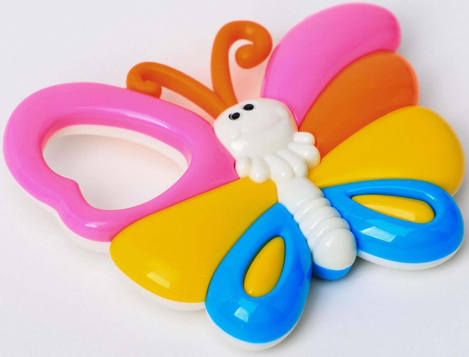 Набор погремушек «Барашек и бабочка», 2 шт.