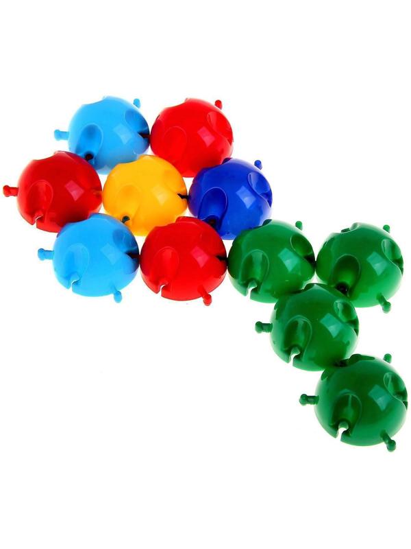 Мозаика настольная с крупными фишками, 90 элементов, d=35 мм