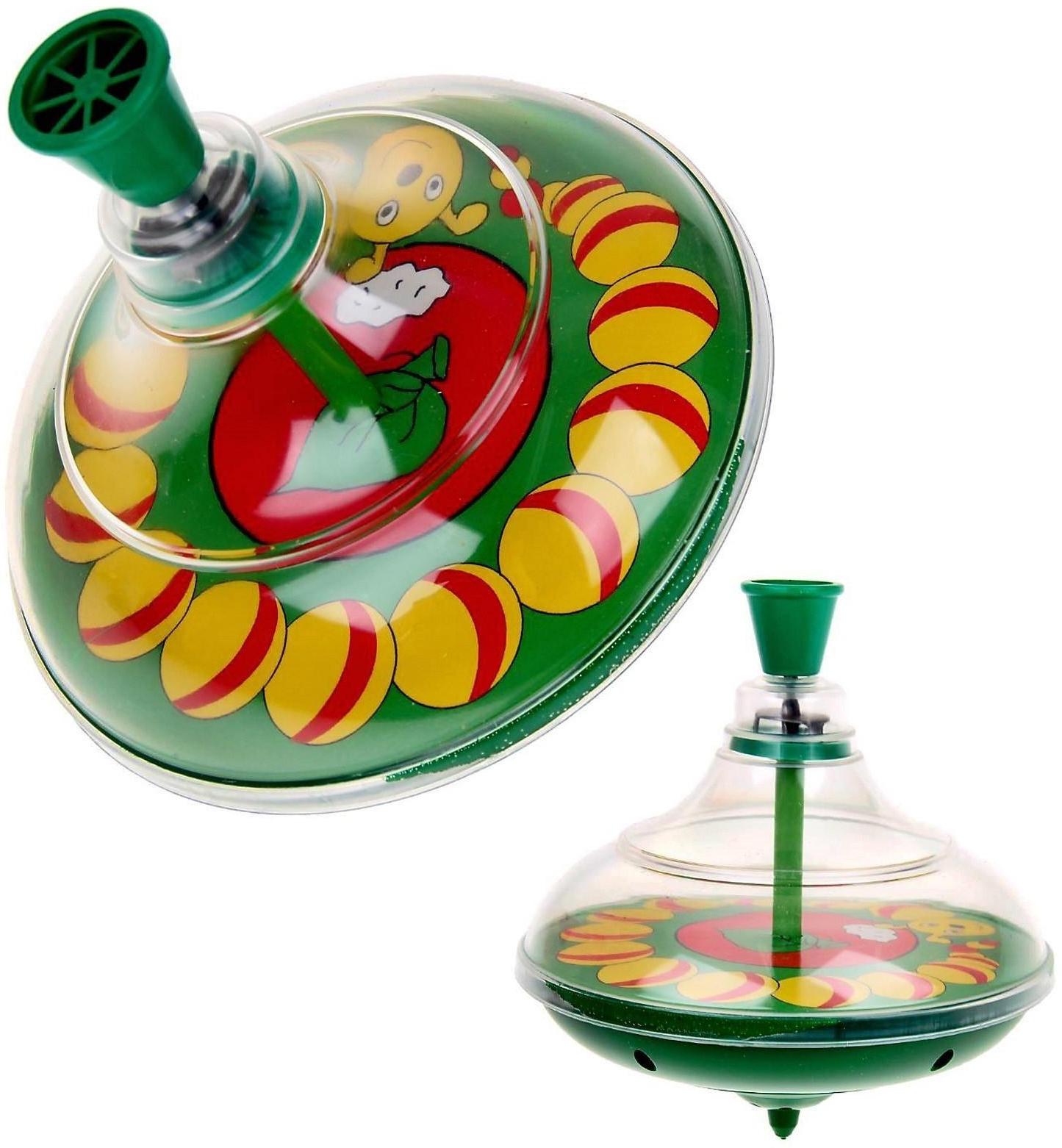 Юла прозрачная «Гусеница», МИКС