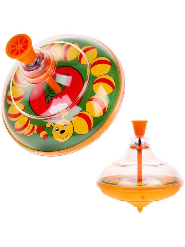 Юла прозрачная «Гусеница», МИКС