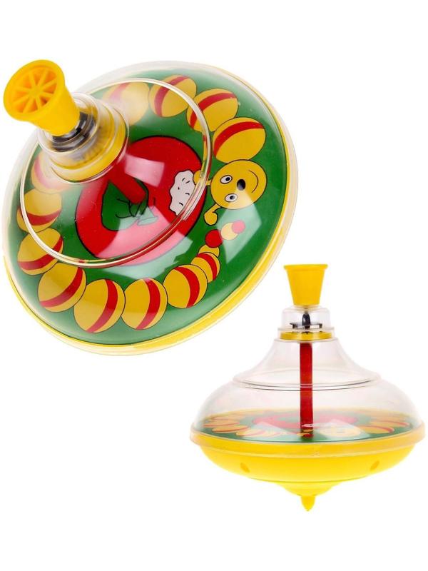 Юла прозрачная «Гусеница», МИКС