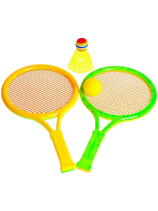 Набор ракеток «Отбей мяч»: 2 ракетки, 1 мяч, 1 волан