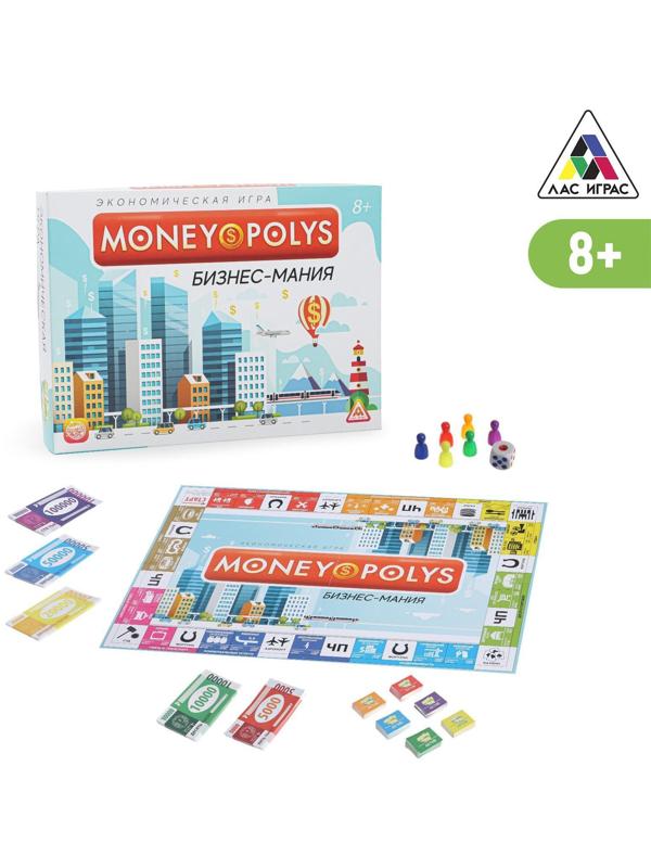 Экономическая игра «MONEY POLYS. Бизнес-мания», 8+