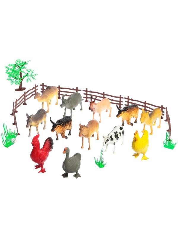 Набор животных «Моя ферма», 12 фигурок, с аксессуарами
