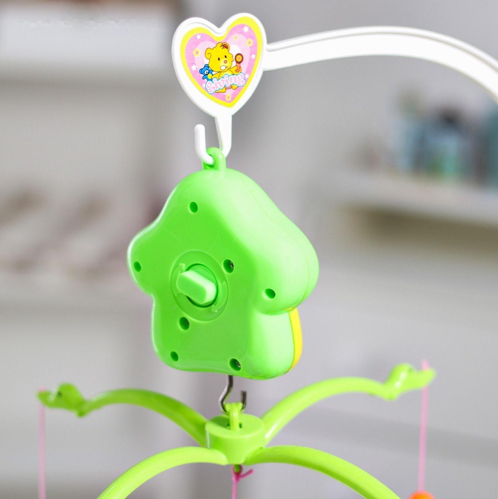 Мобиль музыкальный «Домик. Зверятки погремушки», заводной