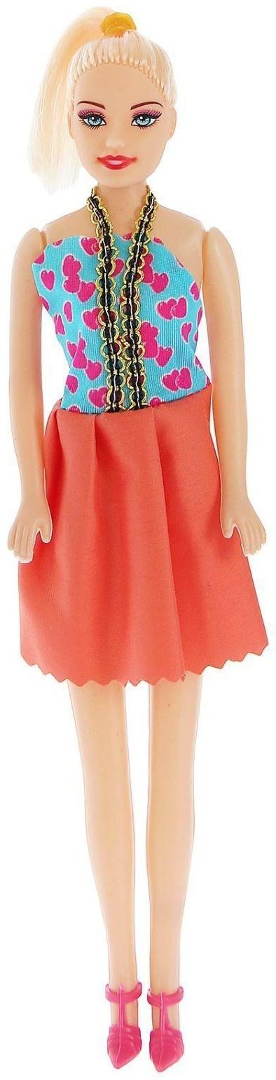 Кукла-модель «Оленька» в вечернем платье, МИКС