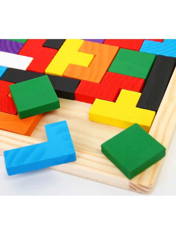 Головоломка«Зигзаг» прямоугольная, 40 деталей, толщина деталей — 0,6 см