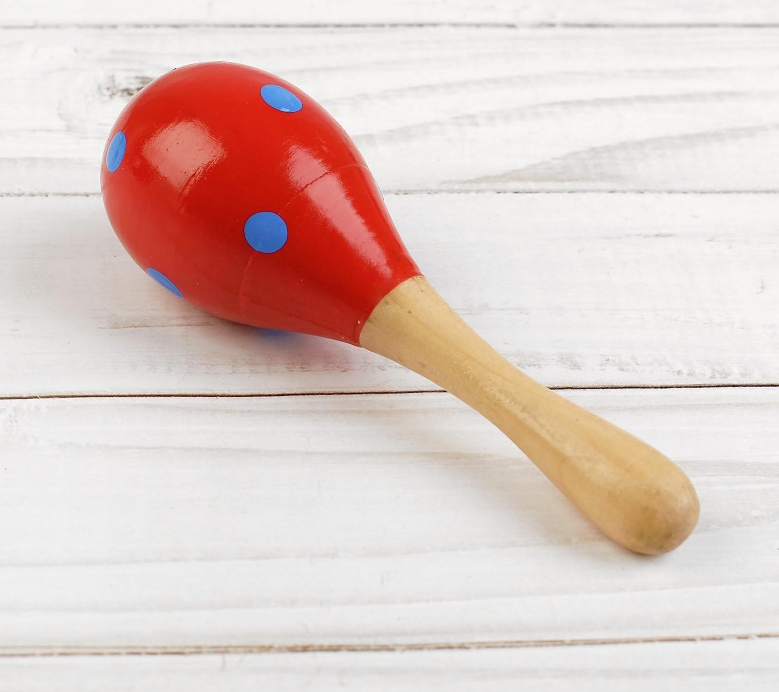 Игрушка музыкальная Маракас «Горох и полоска», МИКС