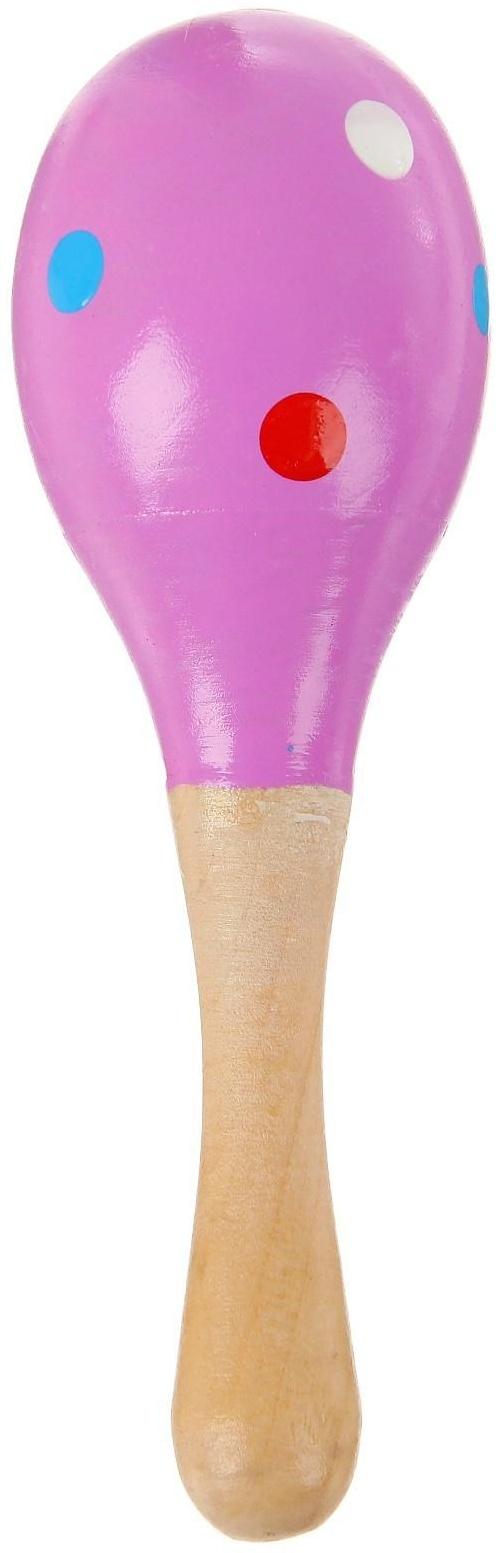 Игрушка музыкальная Маракас «Горох и полоска», МИКС