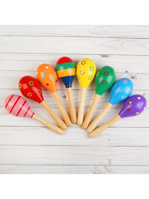 Игрушка музыкальная «Маракасы с картинкой», микс