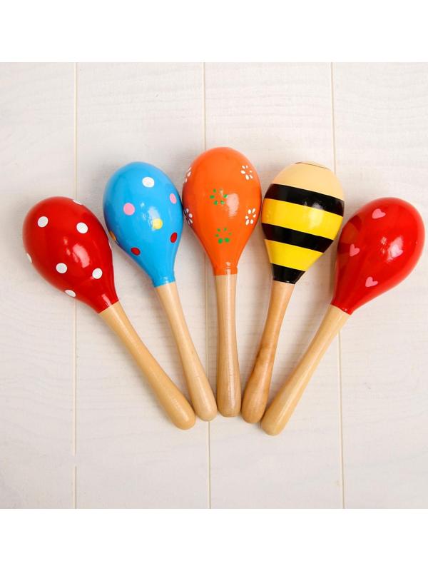 Игрушка музыкальная «Маракасы с картинкой», микс