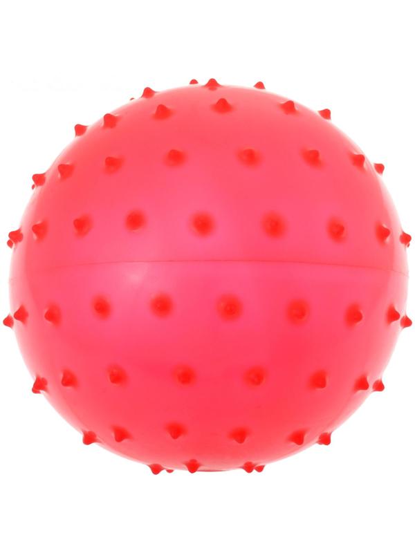 Мячик массажный, матовый пластизоль, d=12 см, 24 г, МИКС