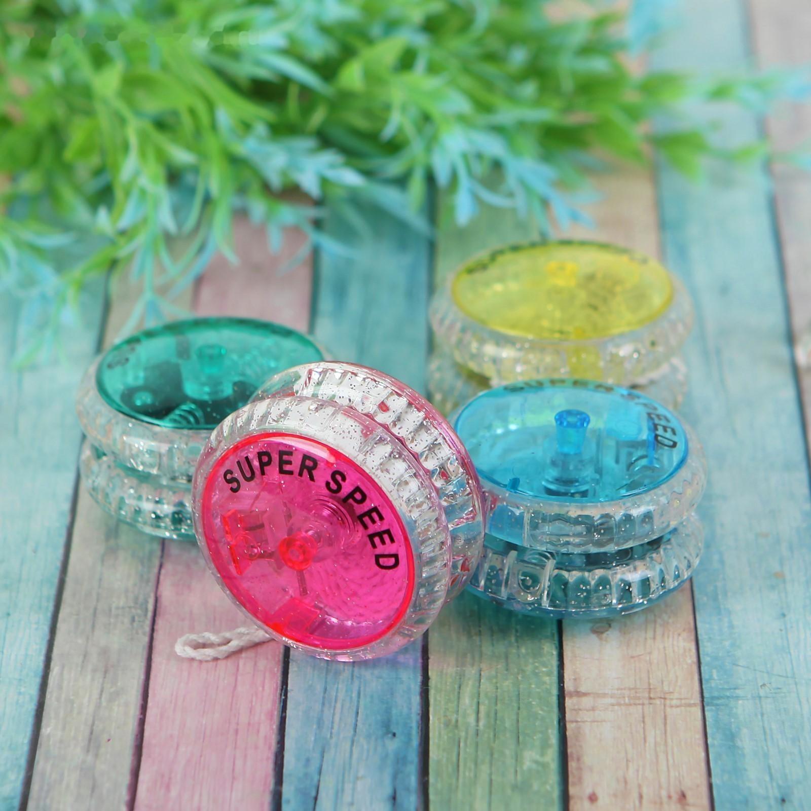 Йо-йо «Супер», световой, цвета микс, 1 шт., 314479