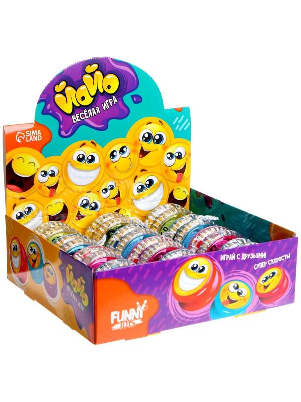 Йо-йо «Супер», световой, цвета микс, 1 шт., 314479