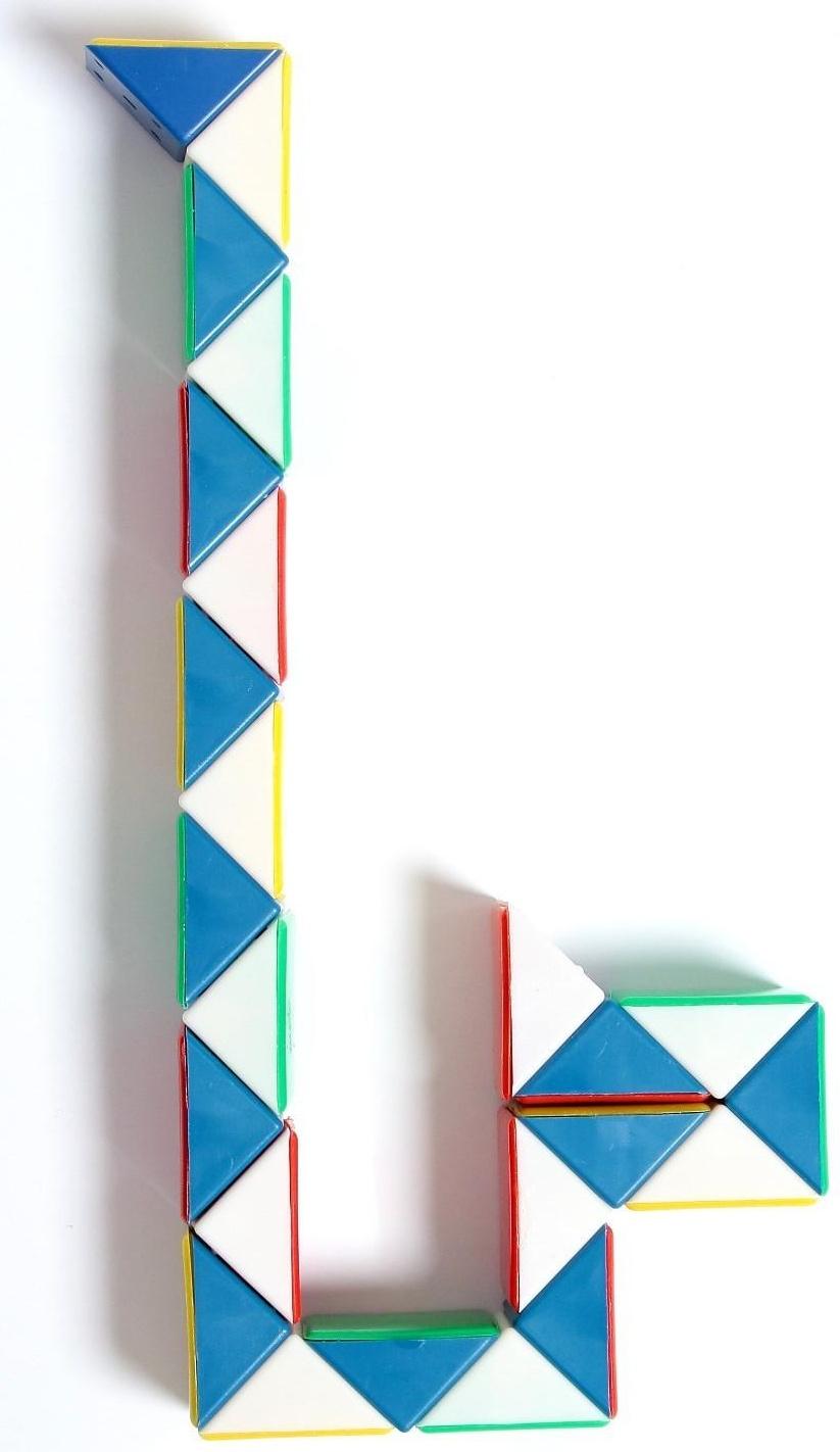 Головоломка «Змейка цветная»