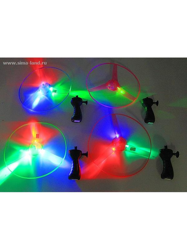 Вертушка для детей «Сияние», с запуском, световые эффекты, цвета МИКС