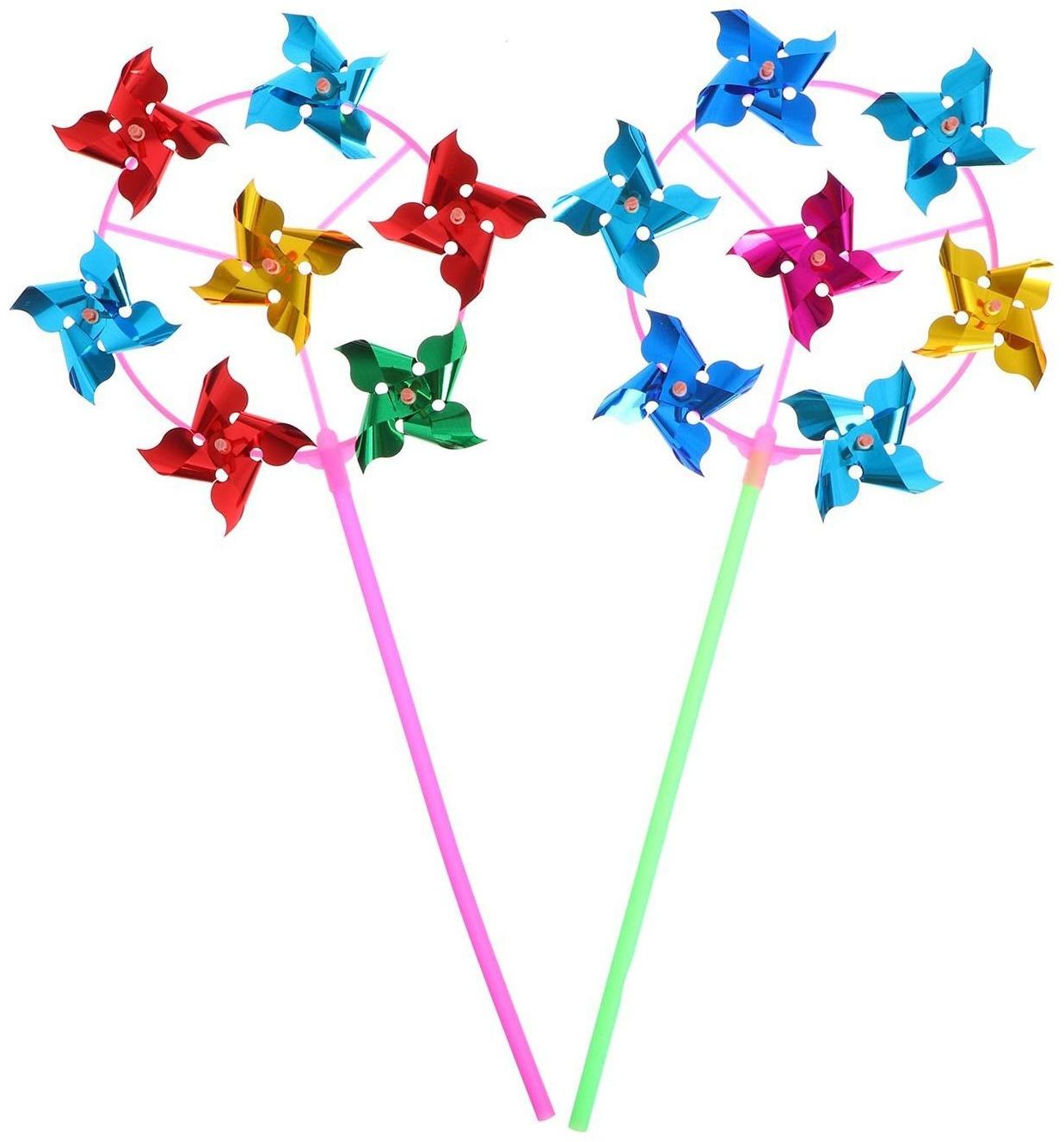 Ветерок «Завиток», восьмерка, круг, цвета МИКС