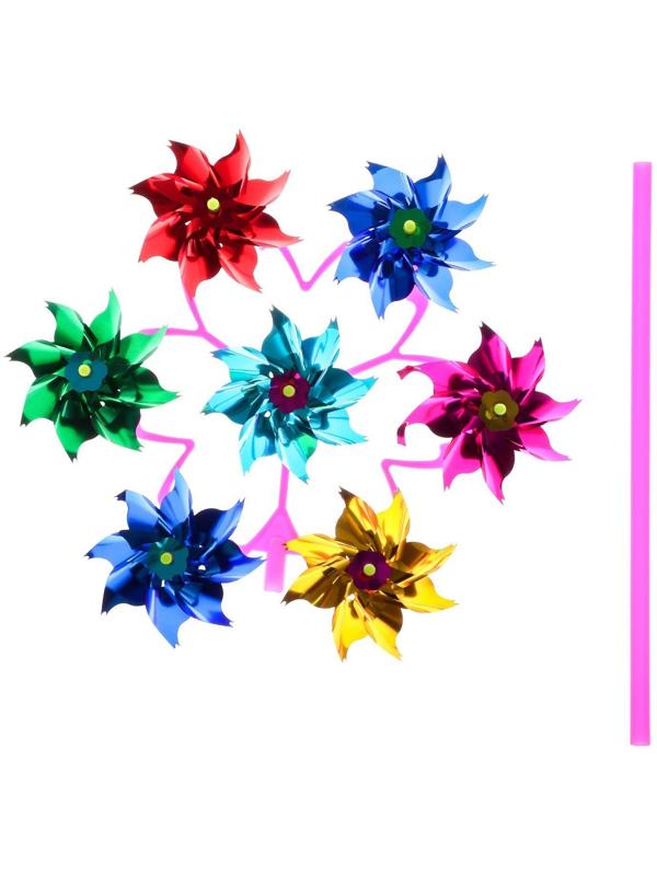 Ветерок фольга «Цветок», семь элементов