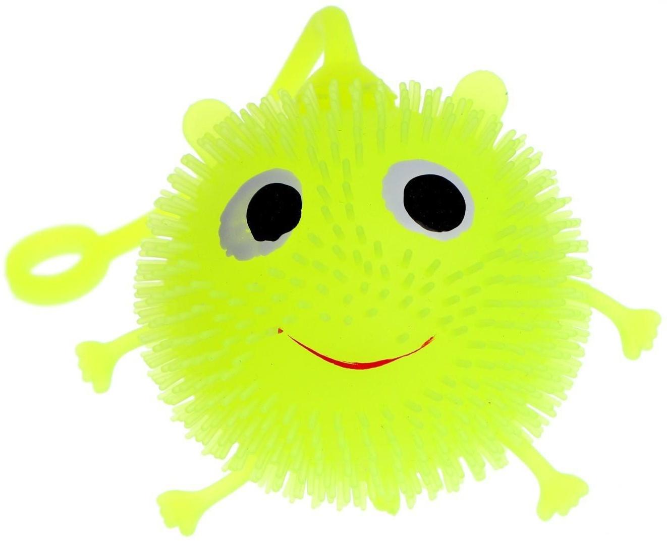 Ёжка резиновый «Чудик с ножками и ручками», световой, цвета МИКС