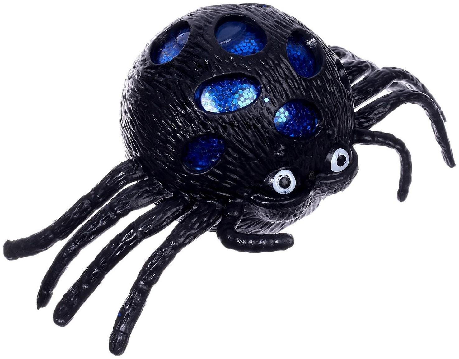 Прикол-мялка «Паук», световой , цвета микс / 1 шт.