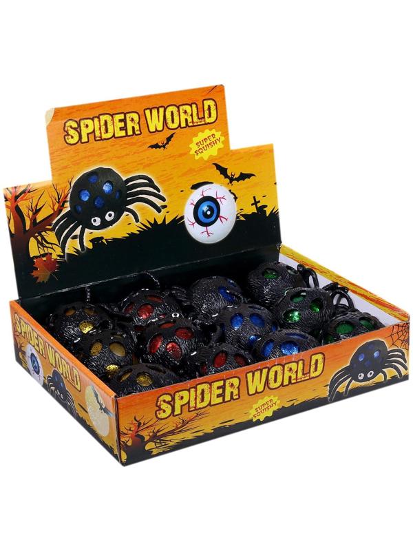 Прикол-мялка «Паук», световой , цвета микс / 1 шт.