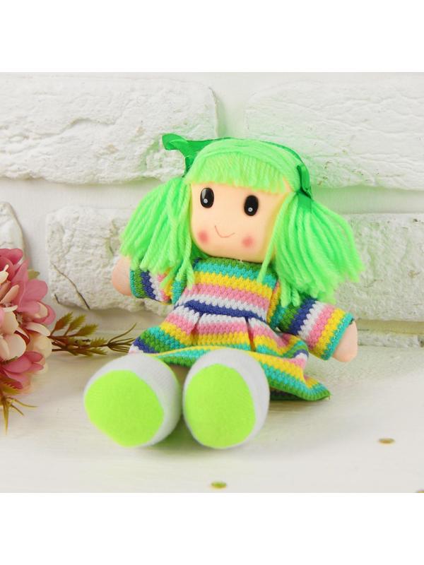 Мягкая игрушка «Кукла», в вязаном платье, цвета МИКС
