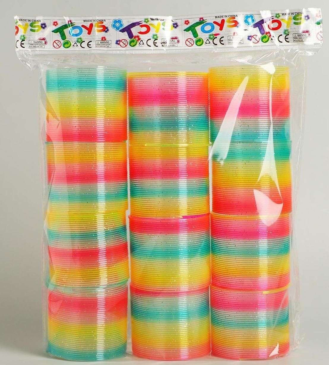 Пружинка-радуга «Блеск», цвета МИКС