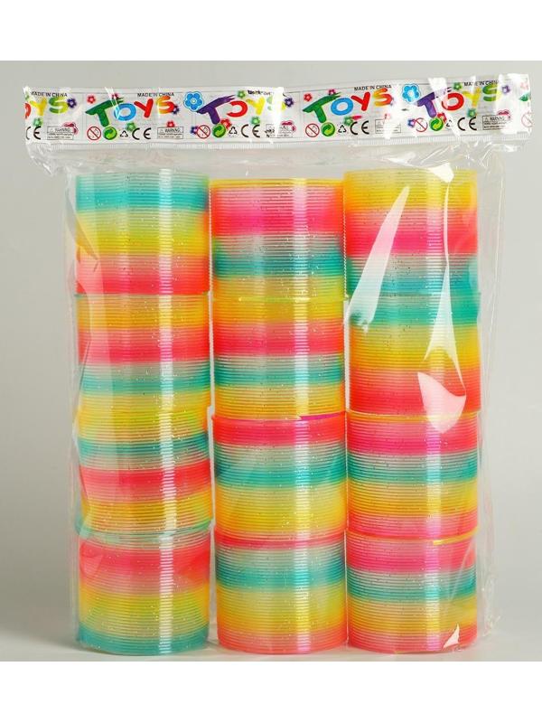 Пружинка-радуга «Блеск», цвета МИКС