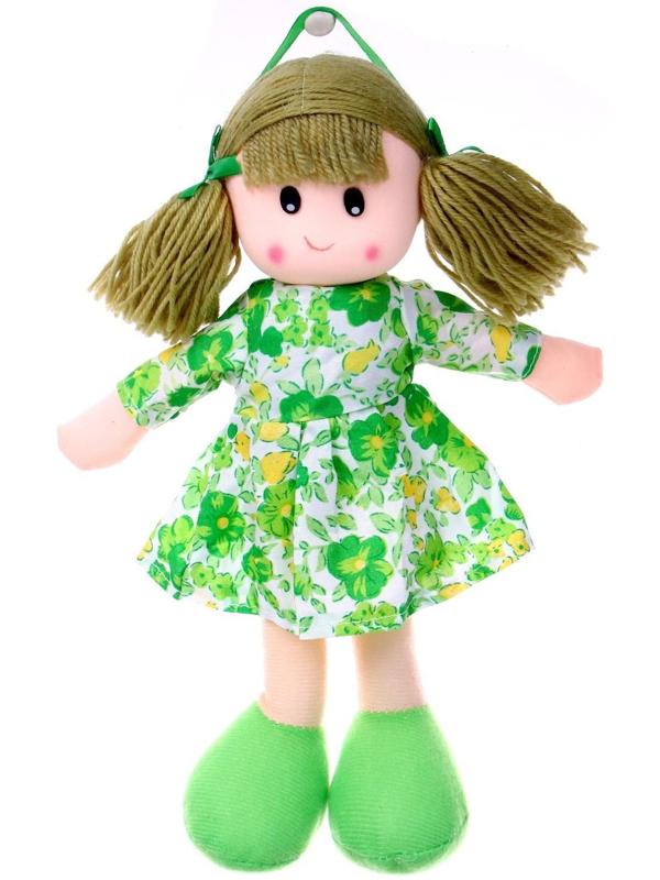 Мягкая игрушка «Кукла», в цветном платье, с кружевами, цвета МИКС