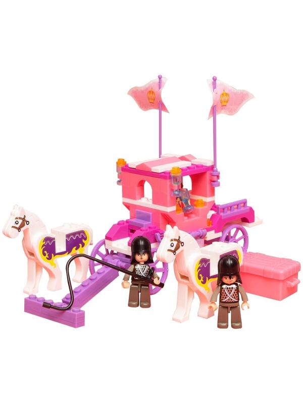 Конструктор «Розовая мечта: королевская карета», 137 деталей