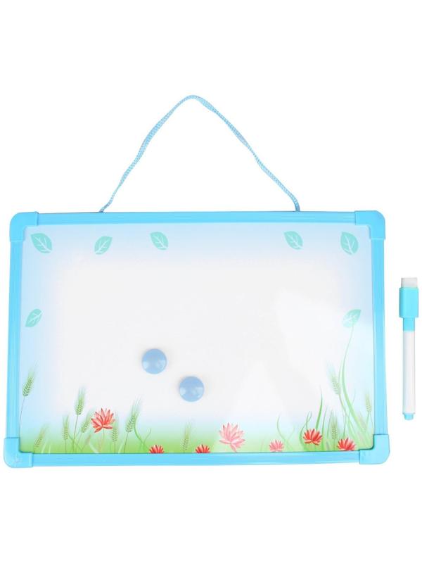 Доска магнитная, маркер и 2 магнита в комплекте, цвета МИКС