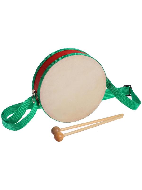 Игрушка музыкальная «Барабан», бумажная мембрана, размер: 14 × 14 × 4,5 см, цвета МИКС