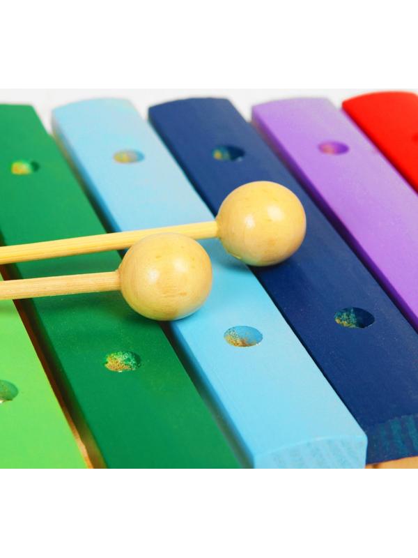 Музыкальная игрушка «Ксилофон», 12 тонов + 2 палочки
