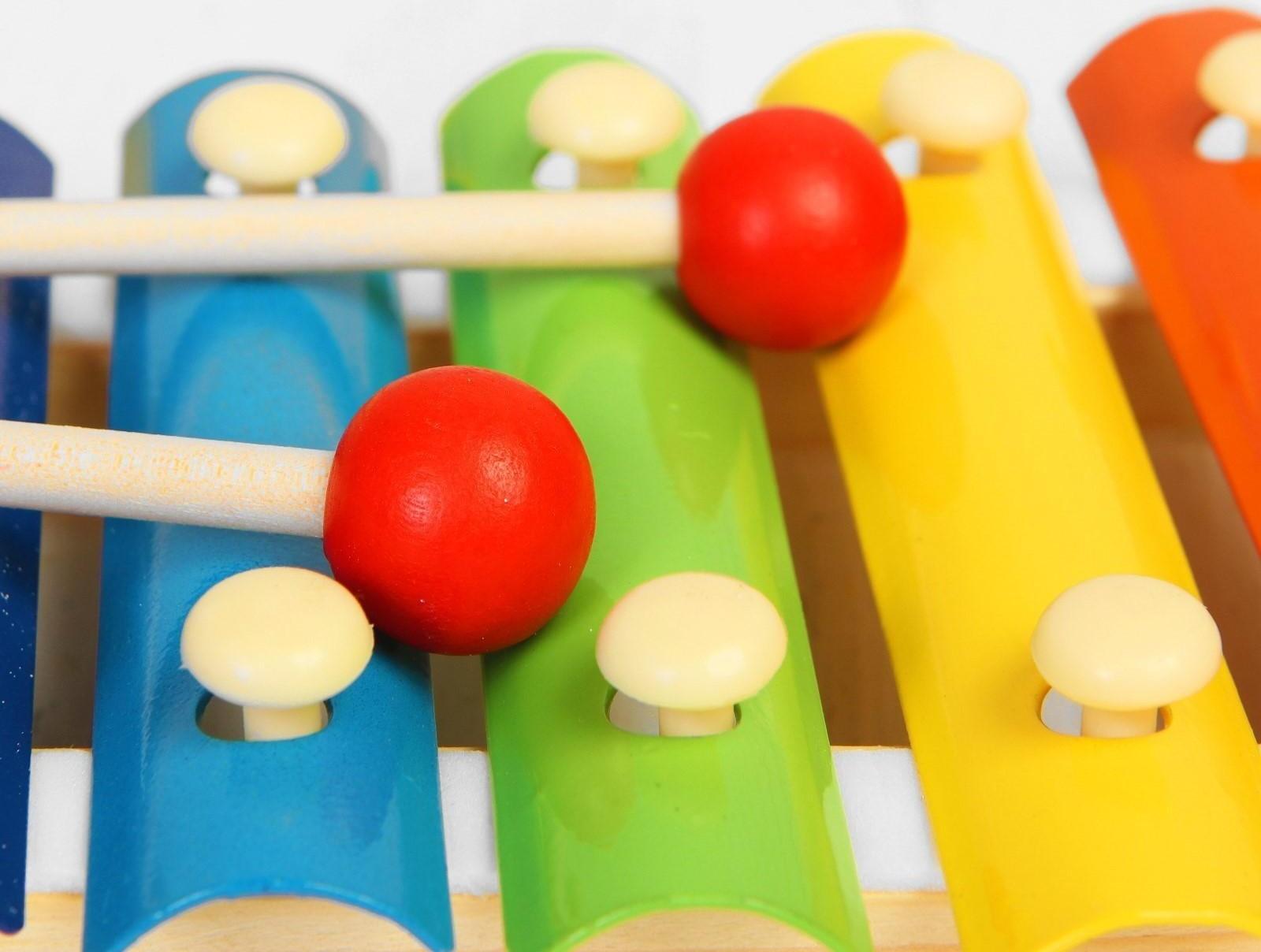 Игрушка музыкальная Металлофон, 8 тонов