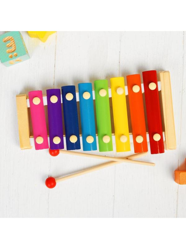 Игрушка музыкальная Металлофон, 8 тонов
