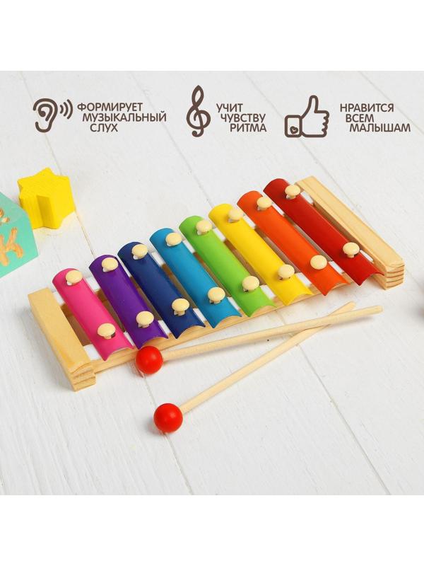 Игрушка музыкальная Металлофон, 8 тонов