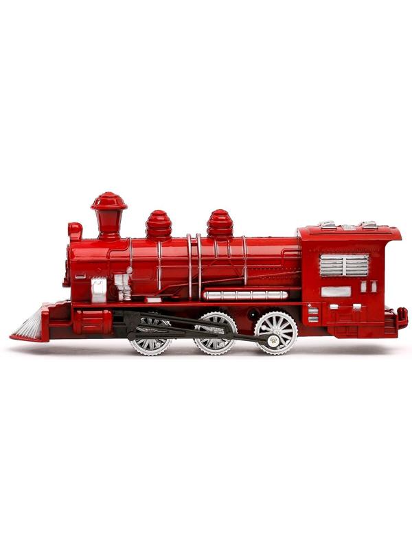 Поезд инерционный «Паровоз», цвета МИКС