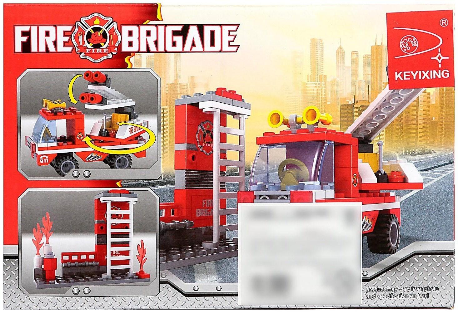 Конструктор «Пожарная бригада», 133 детали