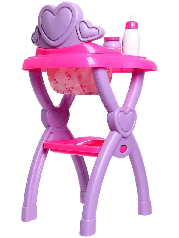 Стульчик для кормления пупса, с аксессуарами