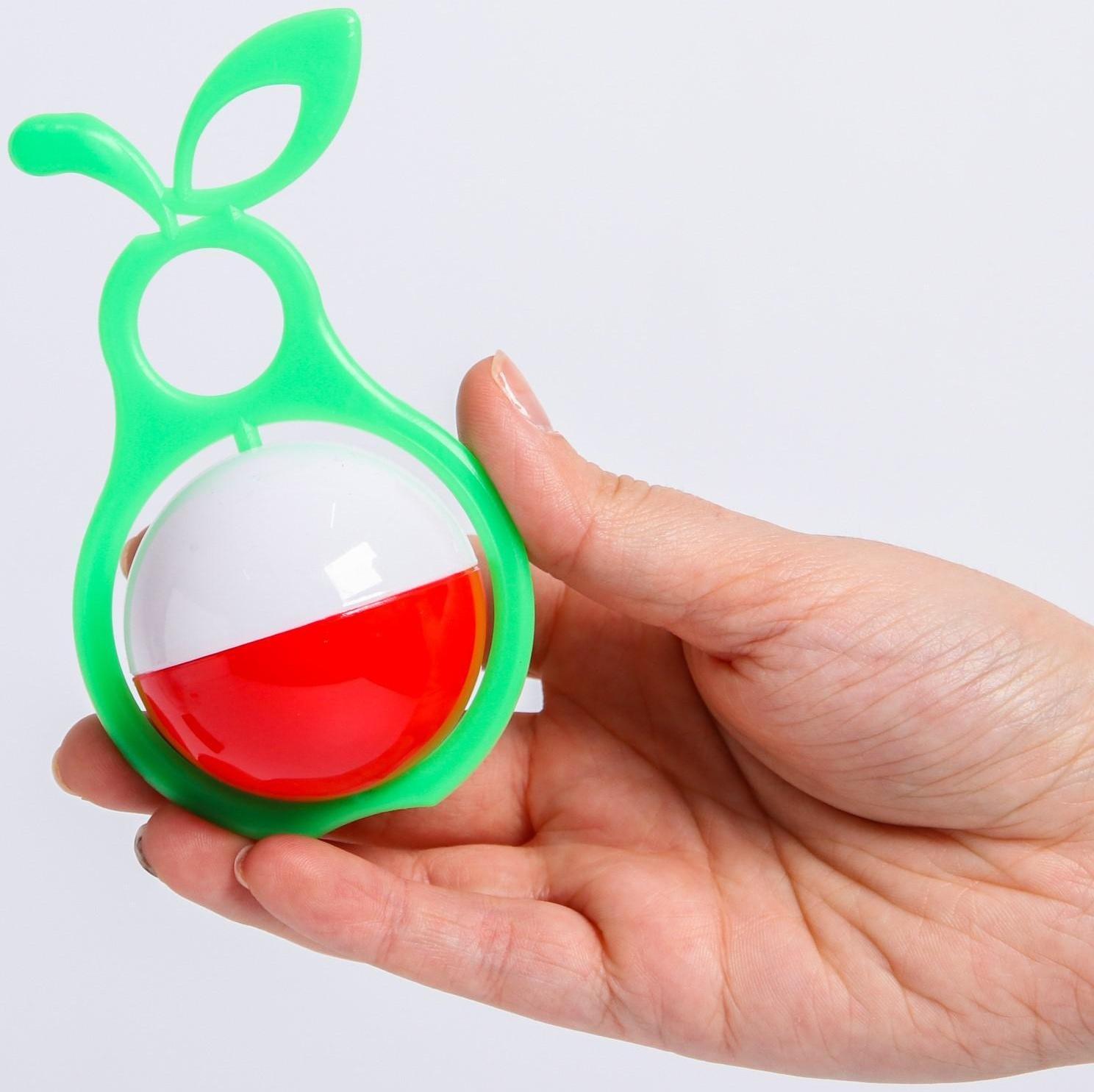 Погремушка «Груша», цвета МИКС