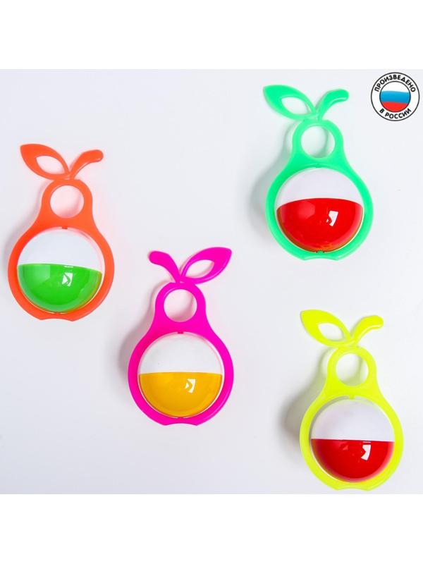 Погремушка «Груша», цвета МИКС