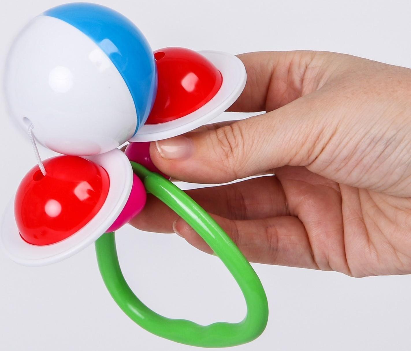 Погремушка «Ягодное лукошко», цвета МИКС