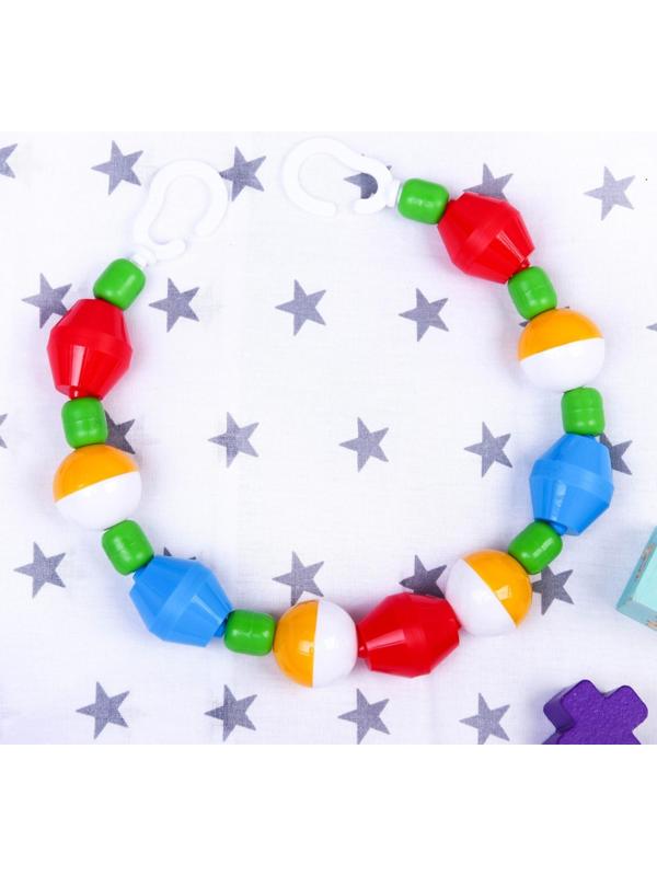 Растяжка на коляску/кроватку «Светлячок», цвет МИКС, р-р 59-85