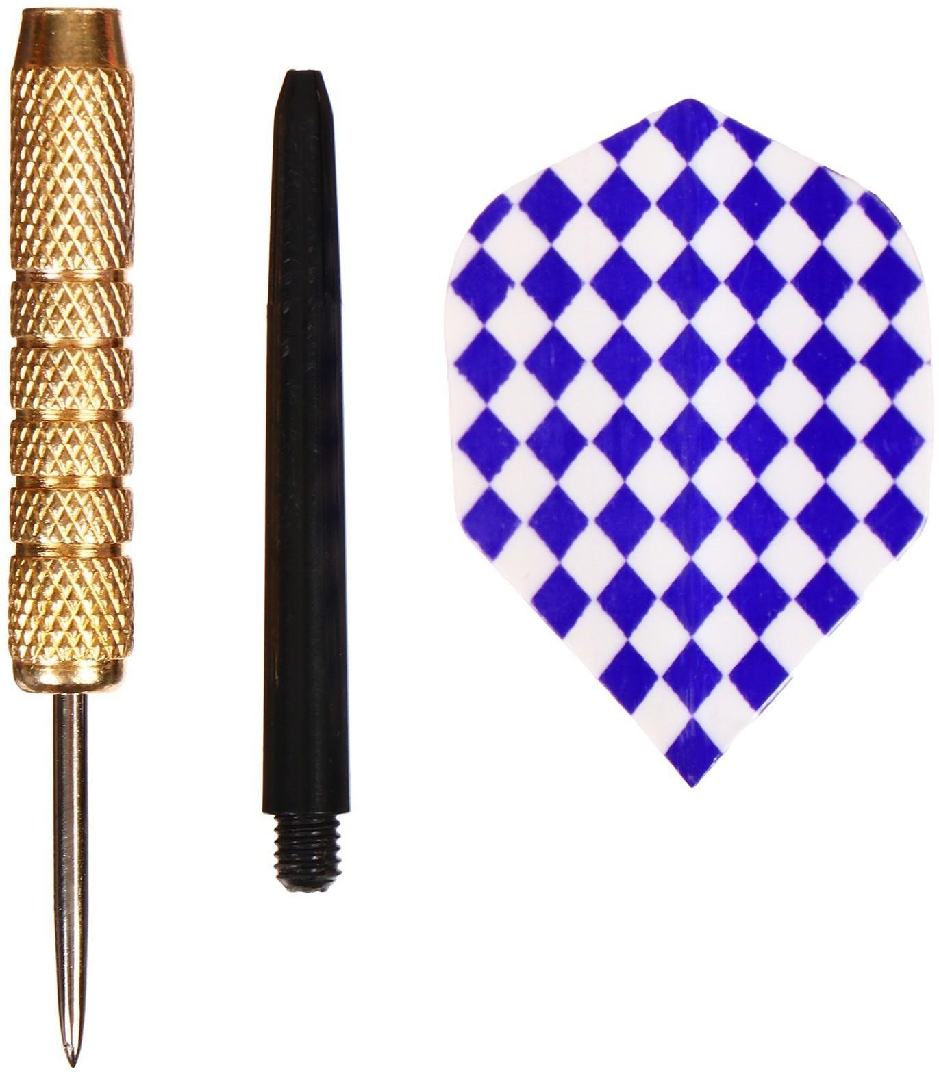 Стрелы для дартса (в наборе 3 штуки), на блистере, цвета микс