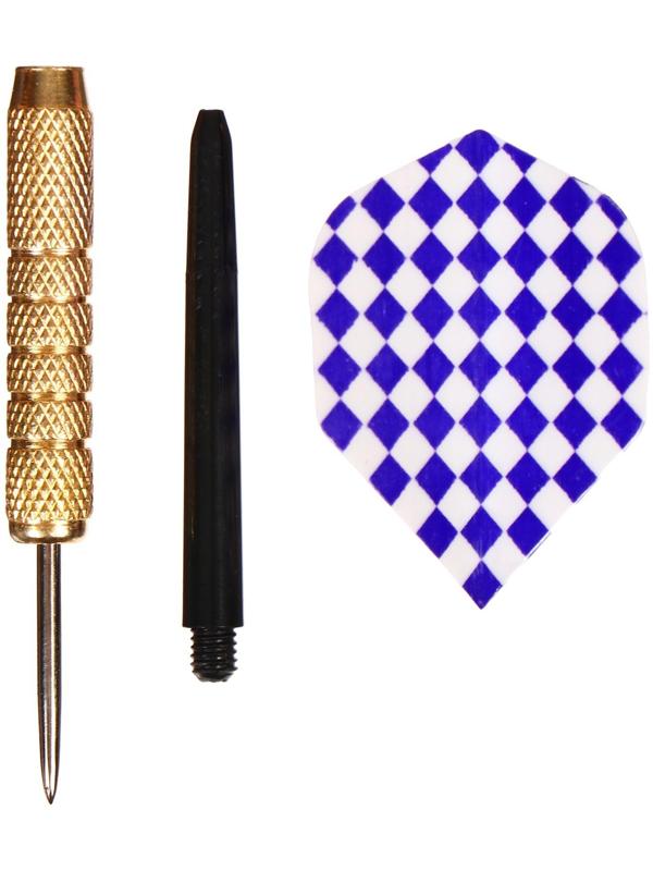 Стрелы для дартса (в наборе 3 штуки), на блистере, цвета микс